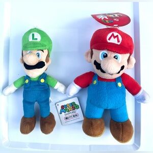 Plush Super Mario and Luigi Toys.
